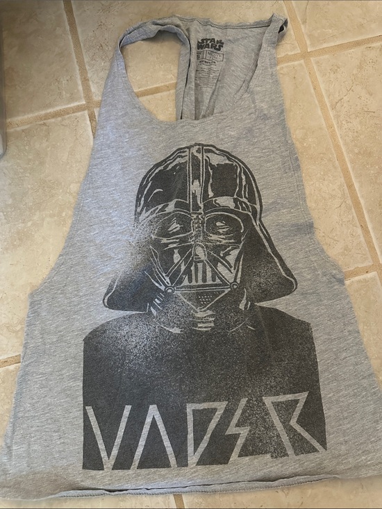Star Wars Tops - Star Wars Gray Vader Graphic Tank